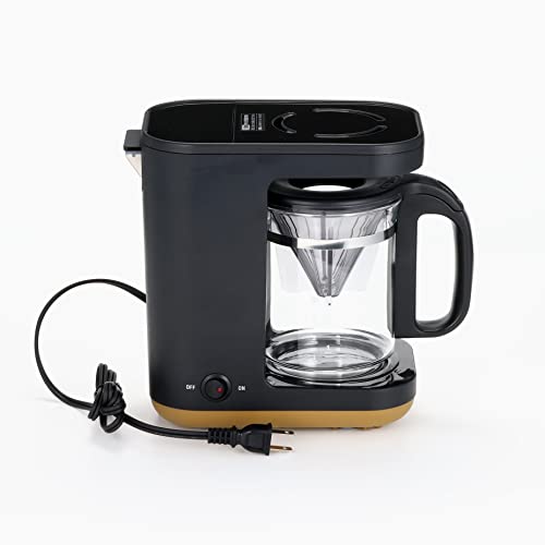 Zojirushi STAN. Drip Coffee Maker, 3-Cup Capacity, High-Temperature Brewing, Removable Water Tank, Gift, Holds 2 Mugs, Black, EC-XA30-BA