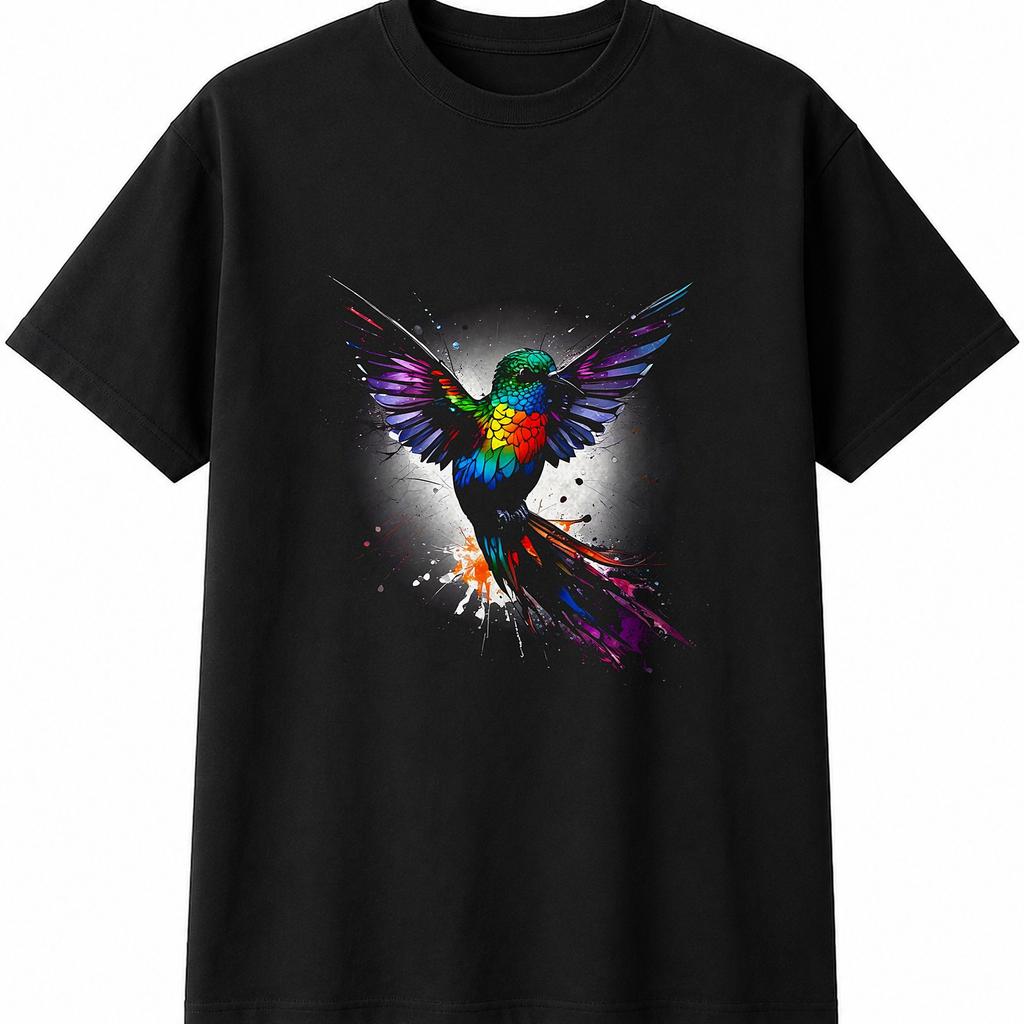 Hummingbird Bird Mens Womens T-Shirt Nature Unisex Novelty Gift Tee Funny