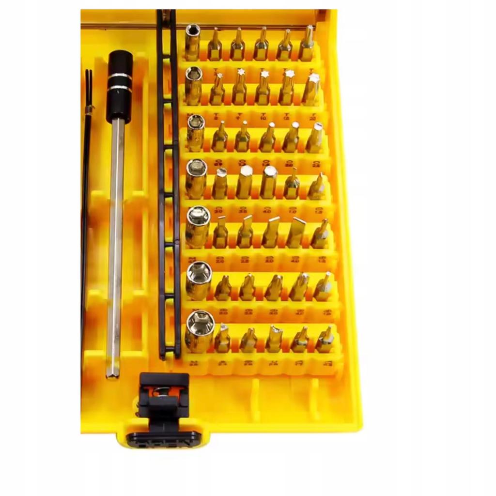 ProFix MasterSet 45in1 - Precision service kit | Screwdriver | Magnetic bits | Extension cord | GSM | RTV | Home repairs