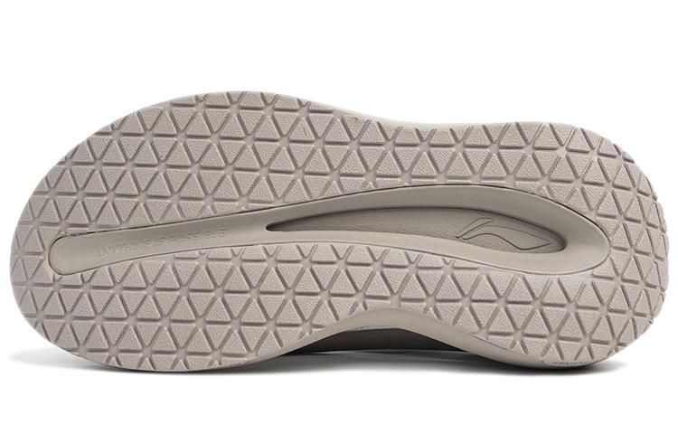 Li Ning Yun You Slay Comfortable EVA Sports Slippers Unisex Gray AZSS009-10