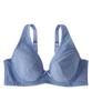 Cotton Gentle On Full Blue E75 Women's Bra, Blend, Skin, Cup, Heather,