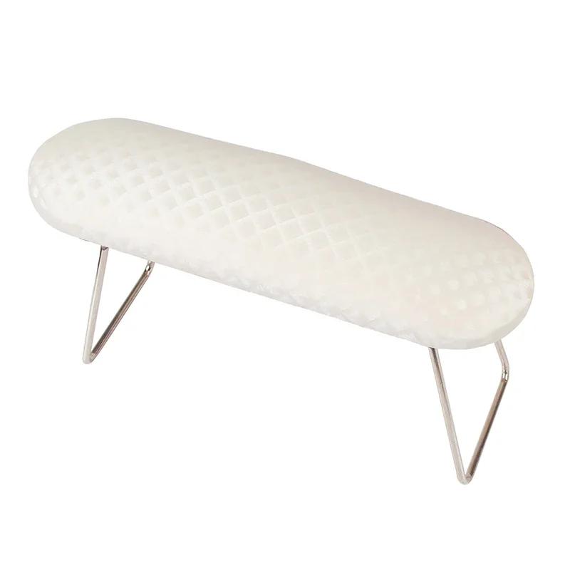 

Кожаная подушка для подлокотника, водонепроницаемая подставка для запястья, мягкая моющаяся подушка, подставка для маникюрной лампы для дизайна ногтей бежевый