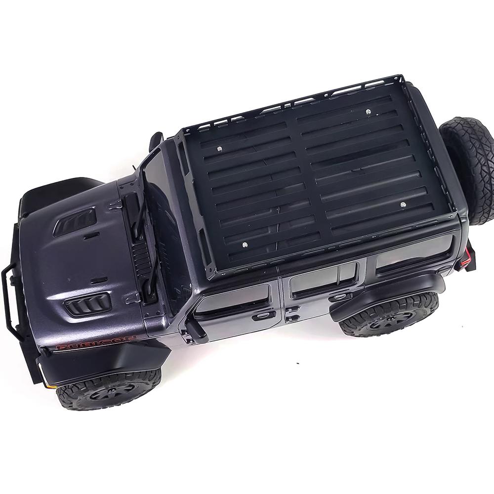 TRINOOD Roof Rack Stainless Steel Luggage Carrier Roof Rack for 1/18 JEEP 32521 1/24 Kyosho MINI-Z 4×4 RC Crawler Car Parts
