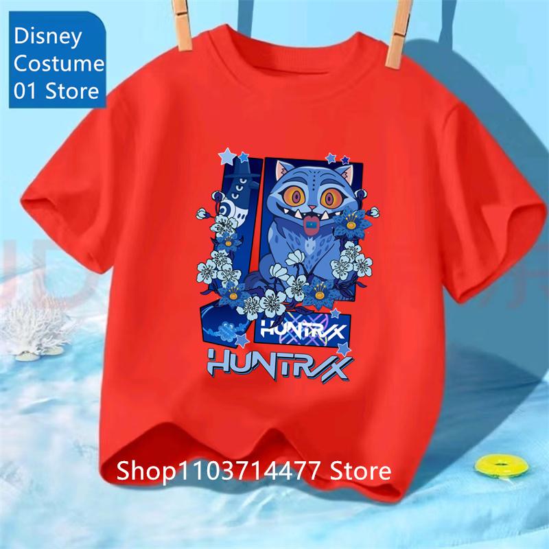 Hip Hop Kpop Lovci démonů Tričko kluk holky Vtipné Rumi Zoey Mira Trička Kreslené Korejské Ulzzang Dospívající Děti Crewneck Trička