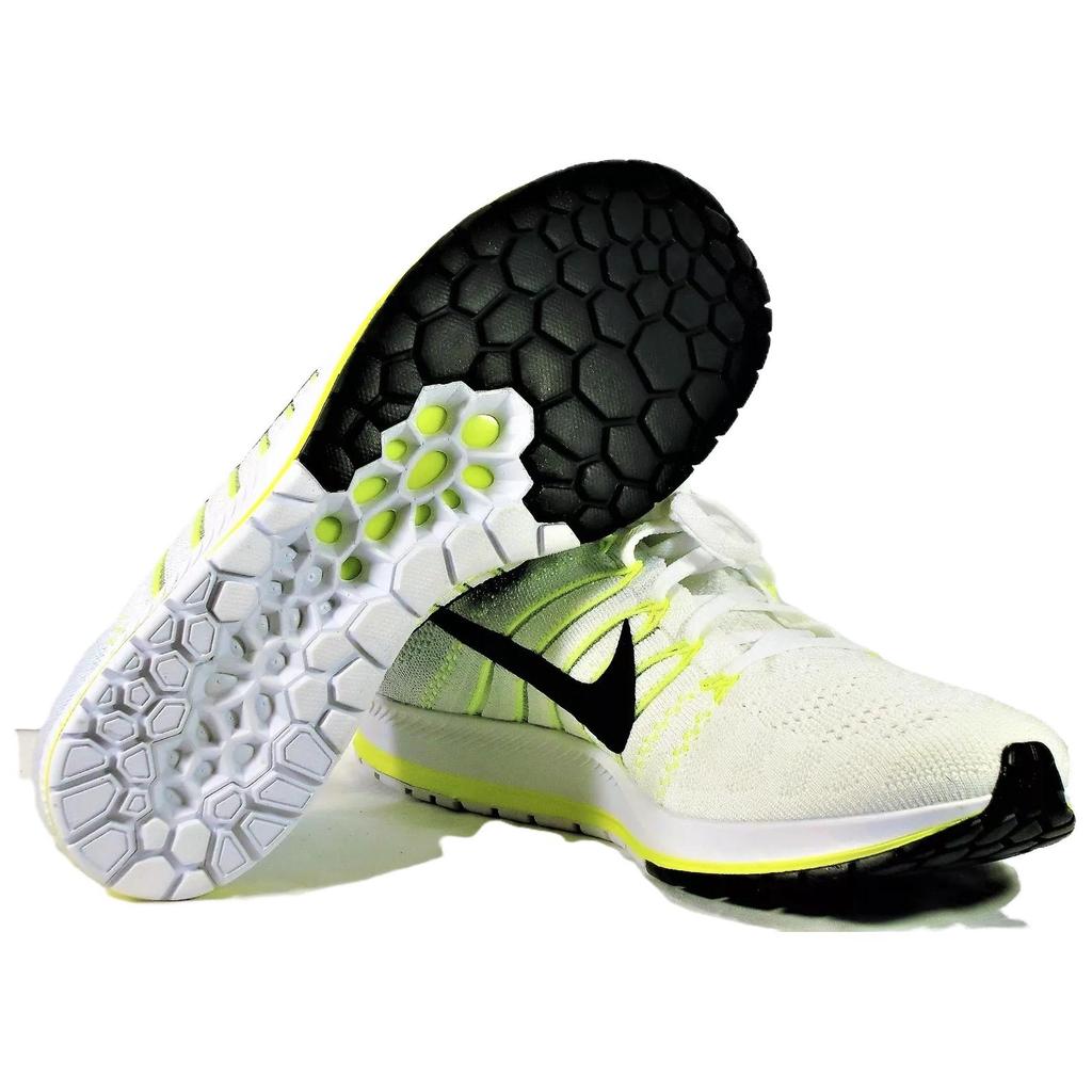 Nike Flyknit Streak Volt Pohodlné Protiskluzové Odolné proti Opotřebení Nízké Neformální Běžecké Boty Pánské tenisky Bílé Černé 835994-107