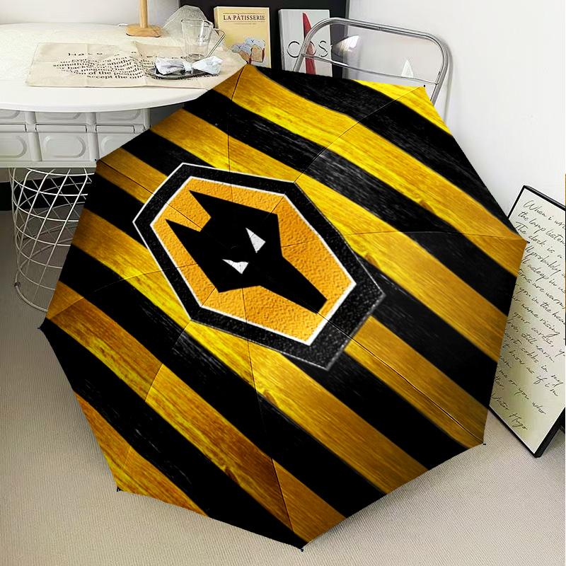 1PC Powerful Symbol Design Printed Umbrella Folding umbrella, automatic umbrella 8-Frame for Travel, camping Fan gifts Christmas Gifts