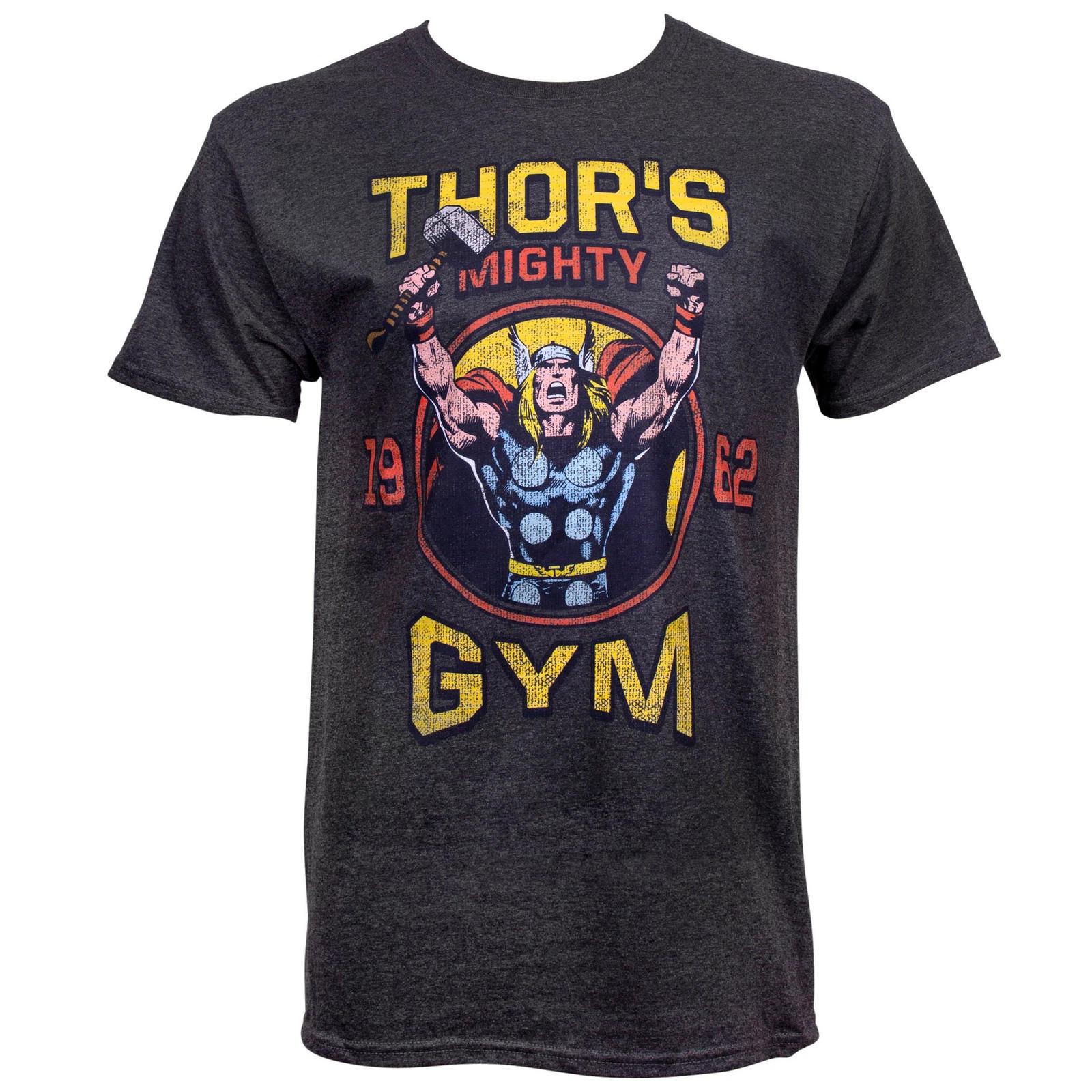 Thor s Mighty Gym Tshirt Black 4XL