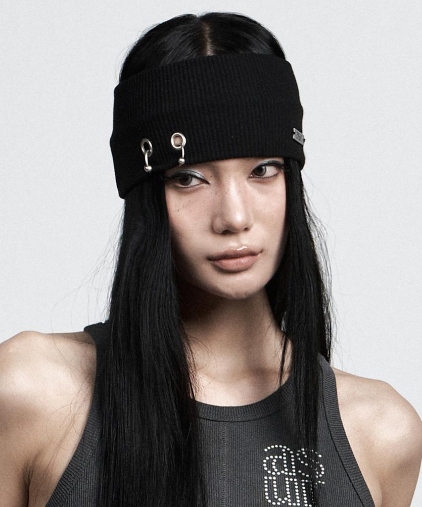 As You Are Piercing Ring Hairband Black