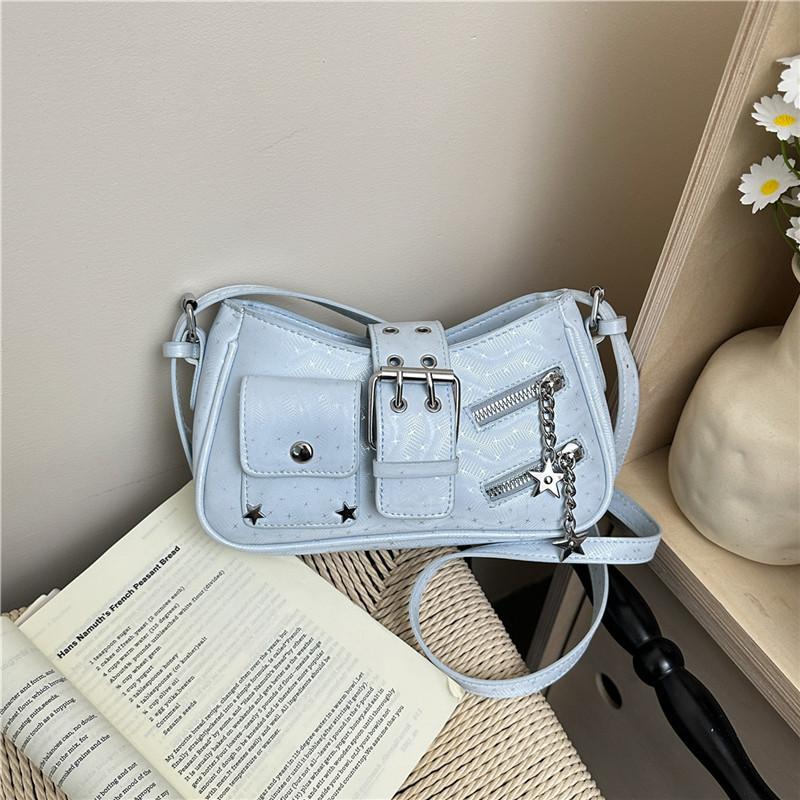 IELGY Fashionable All-Match Exquisite One-Shoulder Small Square Bag Can Be Cross-Body