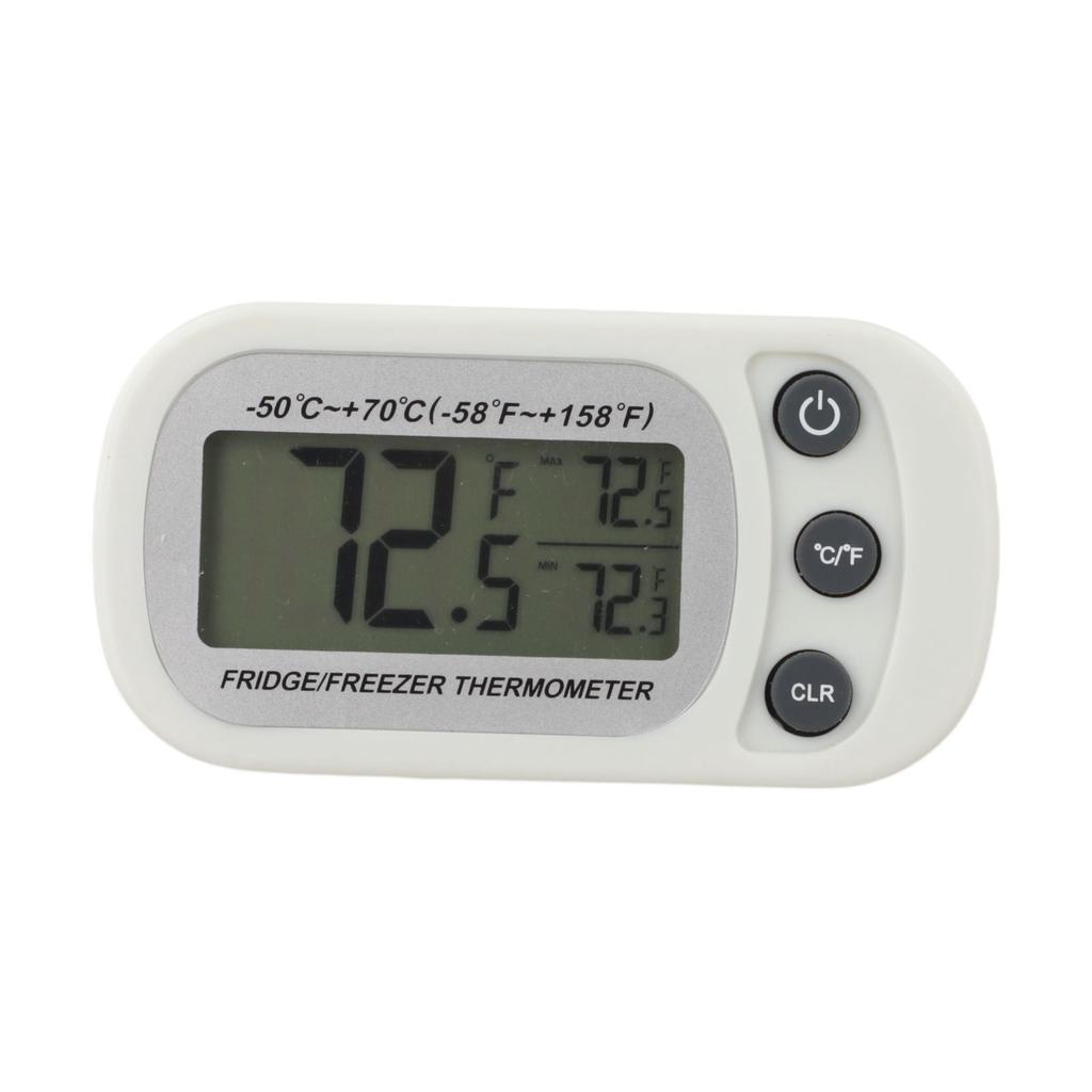 Digital Refrigerator Thermometer Waterproof with Max Min Temperature Memory
