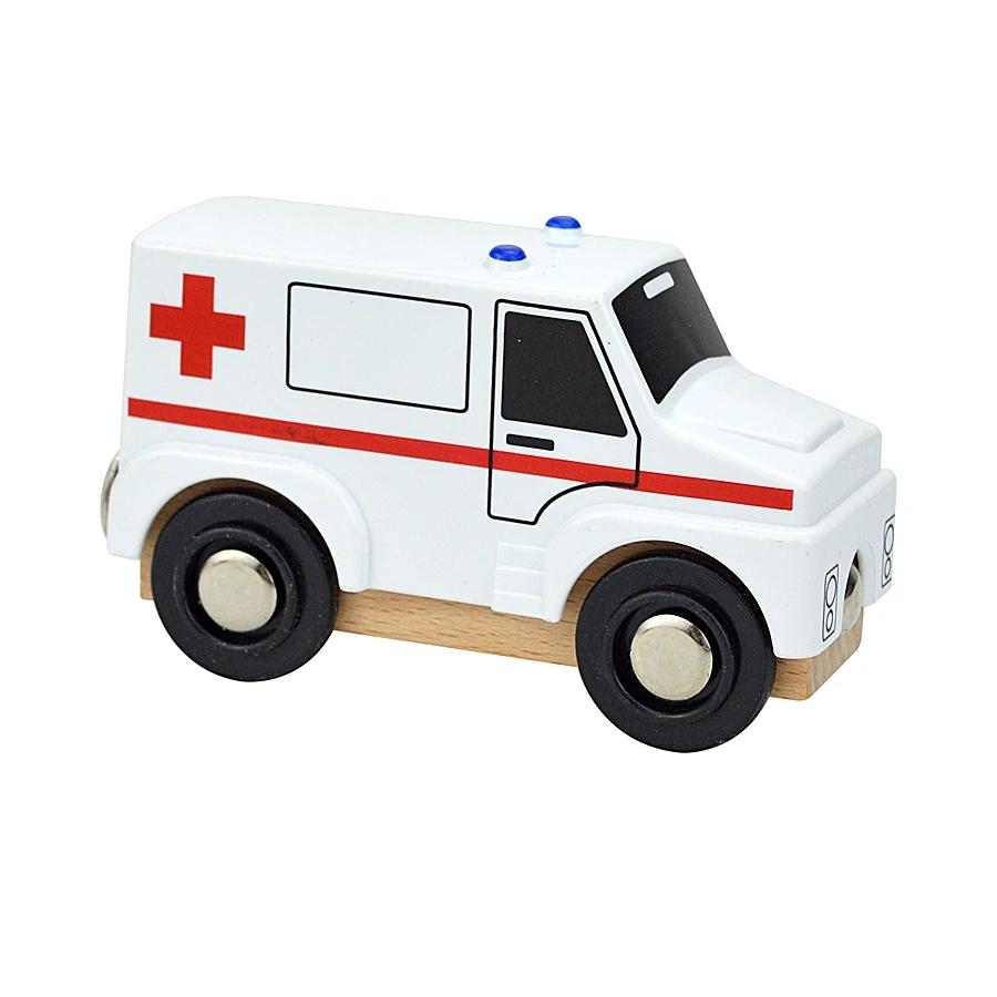 Non-Toxic Wooden Track Electric Locomotive Train Magnetic Car Toy For All Brand Wooden Train Track Railway Toys For Kids Educational Toys