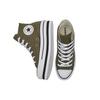 Converse Chuck Taylor All Star Platform Laye Pohodlné Ležérní Kožené Vysoké Plátěné Boty Dámské tenisky Zelené 569724C