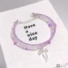 Mori Style Starry Sky Crystal Butterfly Bracelet - Elegant, Versatile Fairy Design for Women and Best Friends
