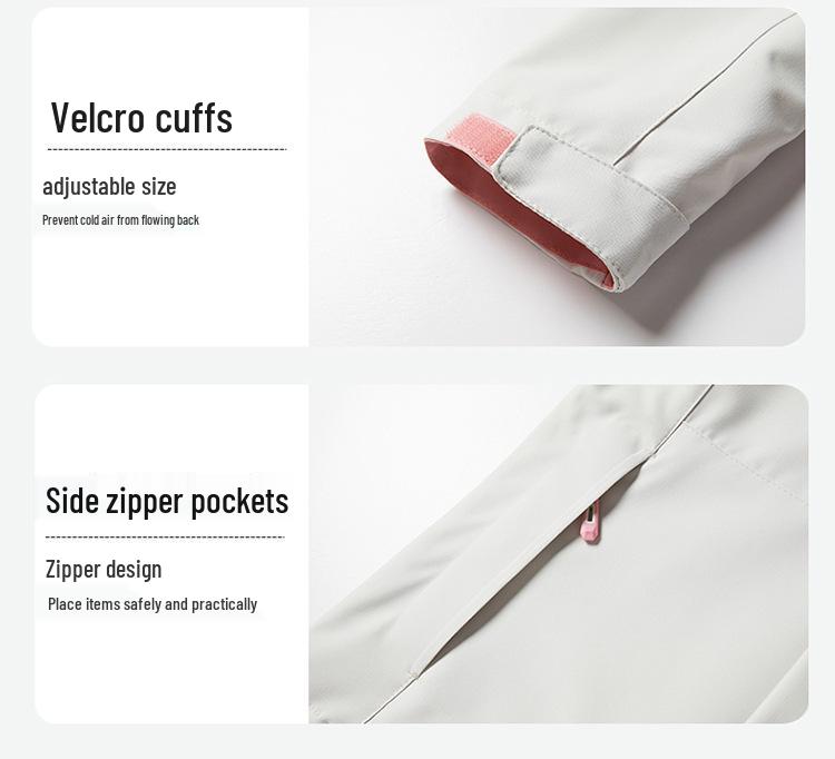 2024 Spring/Autumn Waterproof Windproof Hooded Jacket for Outdoor Sports & Leisure