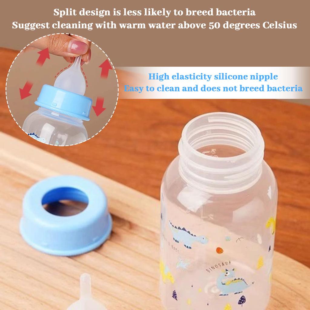 Pet Bottle For Newborn Kittens & Puppies | Feeding Bottle With Soft Nipple For Small Cats And Dogs