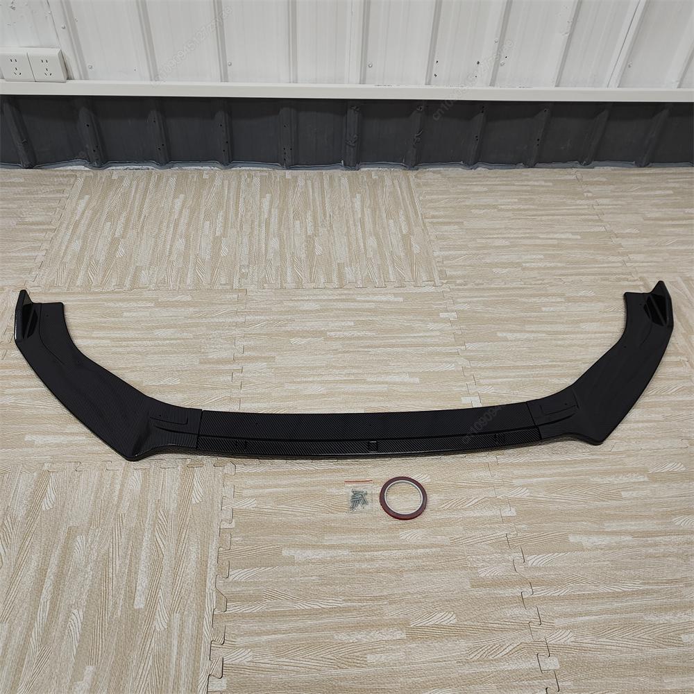 Car Front Bumper Lip Spoiler Splitter Diffuser For VW Golf 6 MK6 Standard TSI TDI MPI 2008-2013 ABS Gloss Black Bodykits Tuning