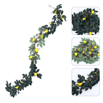 Simulation Green Plants Rattan Lemon Cane Decor Household Artificial Vine