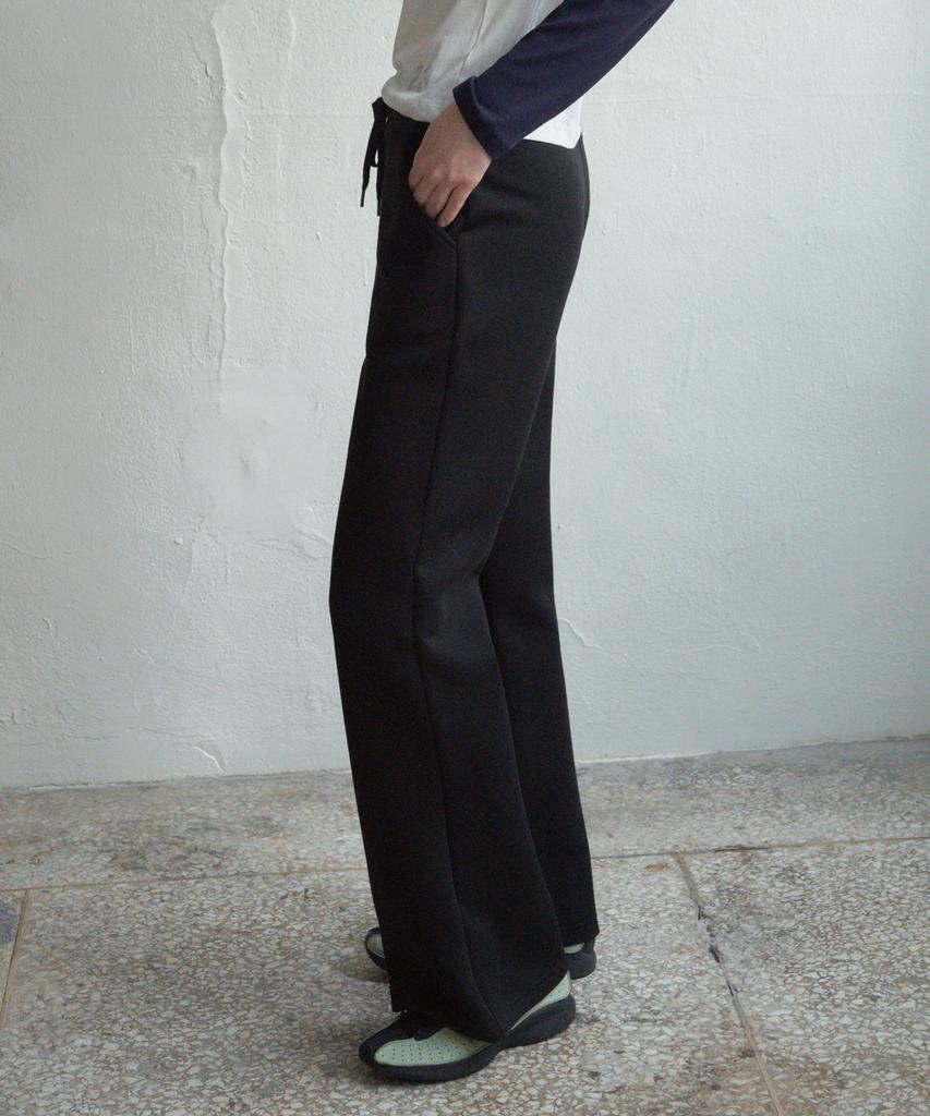 CITTA Everyday Relax Bootcut Training Pants_Ctb504(Black)