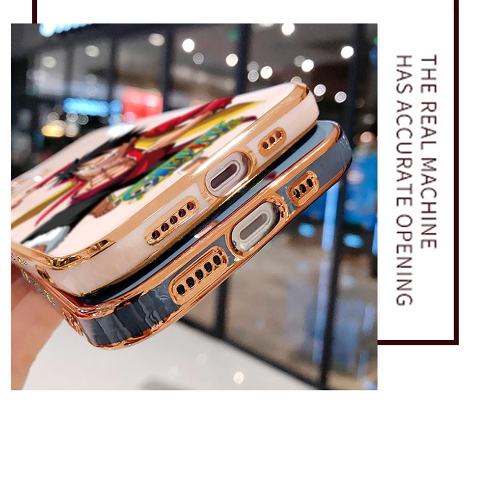 Kolorowe wzory nadruków Kwadratowy wzór krawędzi Obudowa Platerowana obudowa telefonu Luksusowe poszycie Miękkie etui na telefon do Huawei Honor Xiaomi Redmi