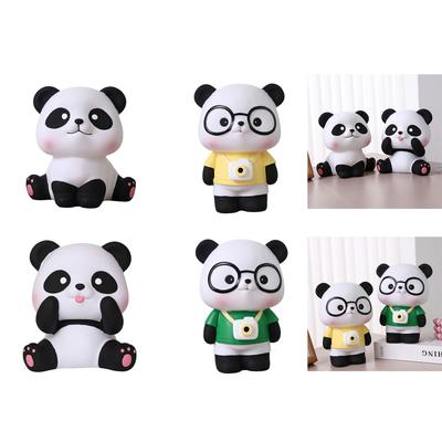 Cute Animal Money Jar Versatile Coin Container Box Shatterproof Money Holder Versatile Panda Piggy Banks Coin Saving Jar