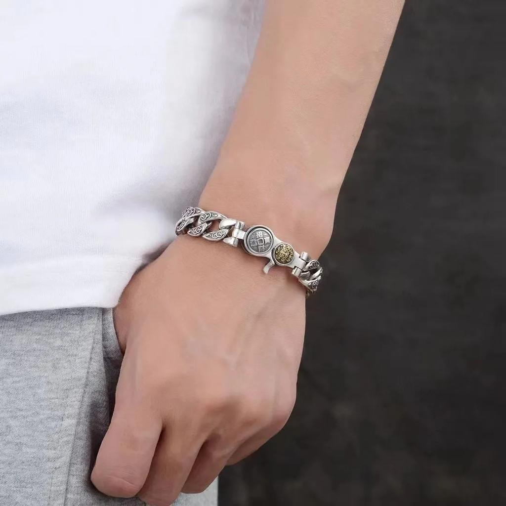 Retro Trendy Model, Pixiu, Domineering, Wide Version, Versatile, Men's Elegant Hand Accessories
