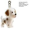 Dog Hair Collector Keychain Dog Shape Charm Keychain Memorial Storage Box Transparent Pet Fur Keepsake Capsule Memorial Gift for Pet Lovers