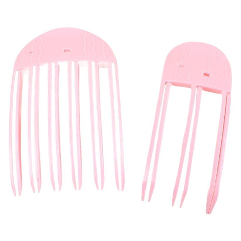 Pince à cheveux crâne haut sculpté par le vent: 2024 Frange duveteuse et outil de coiffage des racines