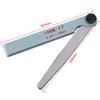 17 Blades Metric Feeler Gauge 0.02-1.00mm Engine Valve Adjustment Gap Filler Measurement Tool for Automotive Repair