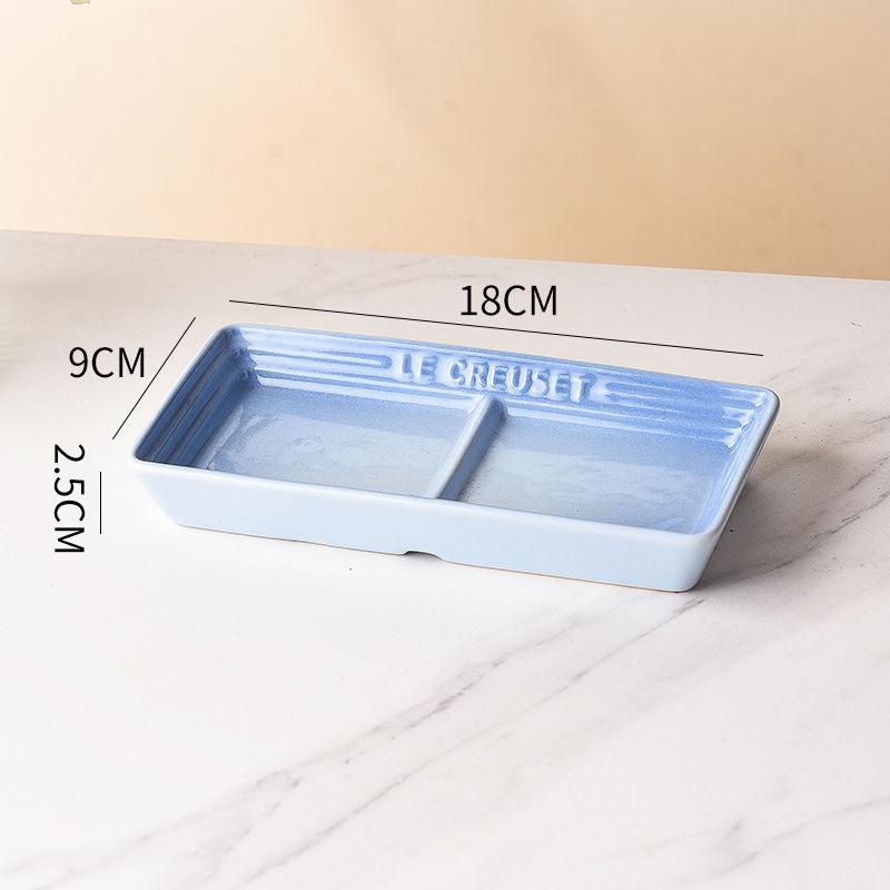 

Цветная японская решетка для макания, блюдо для приправ, керамическая посуда для маринованных овощей, закусок, раздельное барбекю, макание, домашнее использование