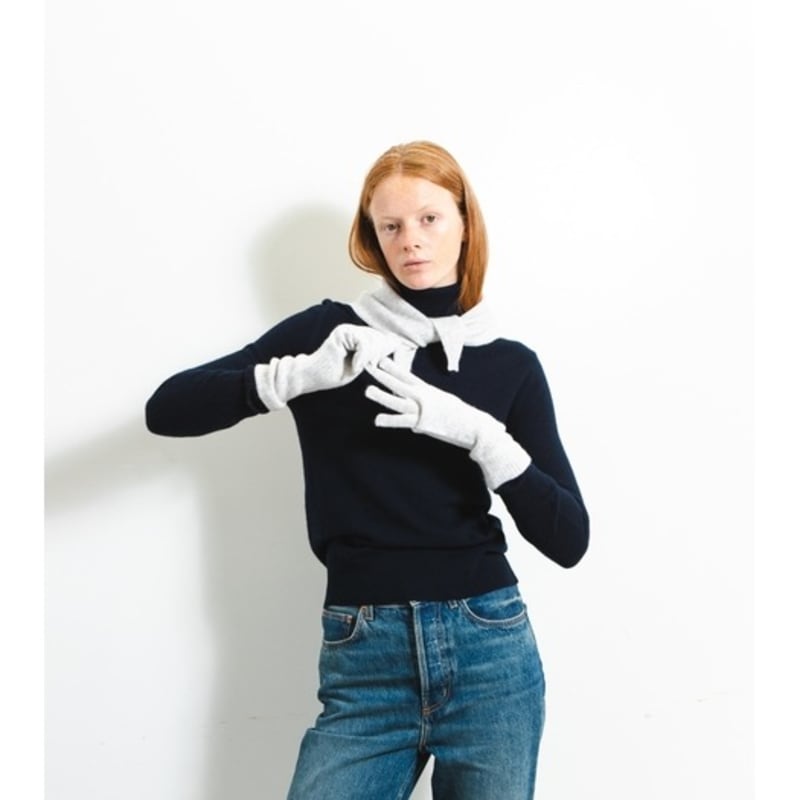 Pure Cashmere NYC Gloves_Grey