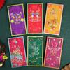 6Pcs Paper Traditional Red Pocket Cartoon Celebrating Red Packets Lucky Money Packets Birthday