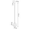 Lampa Wisząca Tulos 1 E27 Biały Sollux Sl.1083