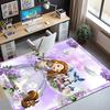 Sofia the First Pattern Rug, Indoor/Outdoor Mat, for Picnic, Gameroom, Bedroom, Office, Living Room, Home Decor Carpet, Birthday Gift