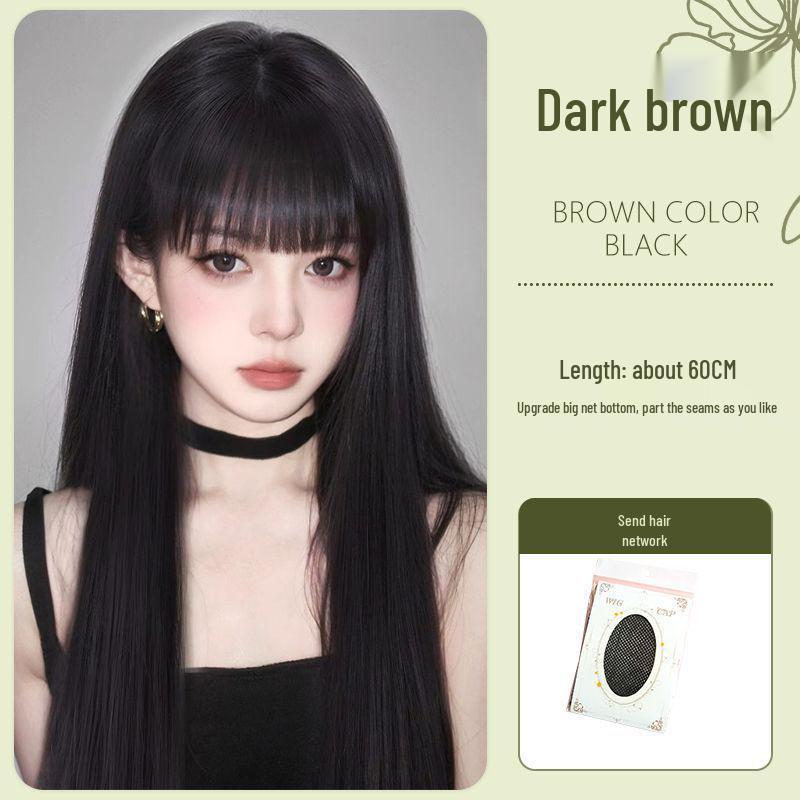 Женский Топпер-парик для длинных прямых волос для объема и маскировки - Бесплатная доставка
