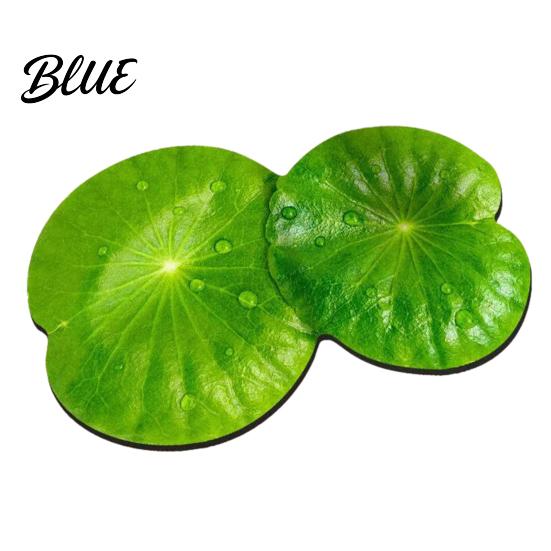 Green Leaf Floor to Clean Irregular Shaped 3D Rug Mat Realistic Anti Easy Slip Doormat