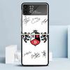 F-Fashion RBD R-Rebelde Black Cover for Samsung Galaxy Z Flip 7 6 5 4 3 5G Phone Case Flip7 Flip6 Flip5 Flip4 Flip3 Pattern Case