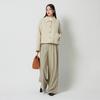 LAP Double-Pleated Tencel Wide Long Pants Aq3Wp868