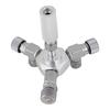 Mehrfachverteiler Aquarium Regler CO2 Splitter Ventil Aquarium (3 Wege)