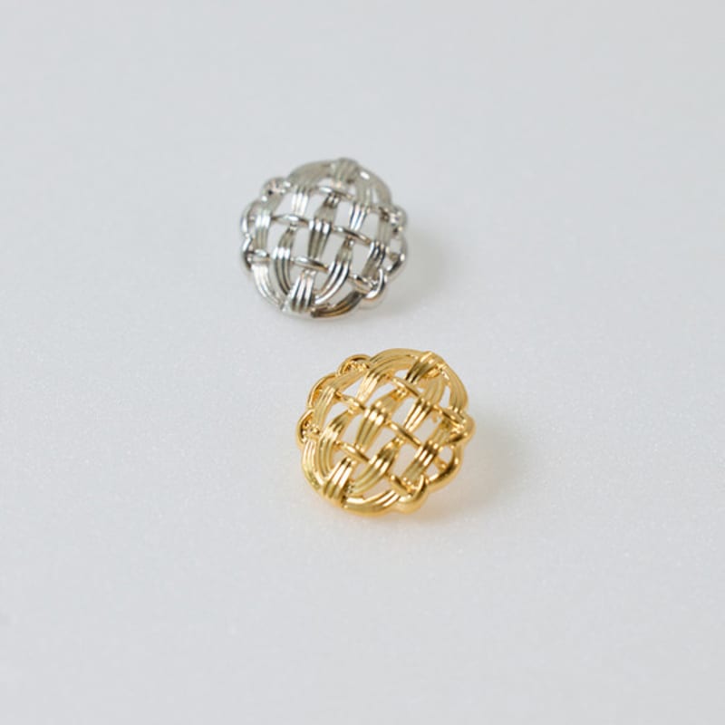 Les Bijoux Philosophy LB_Grid circle earring_GOLD