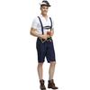 Germany Munich Men's Oktoberfest Cos Beer Costume Stage Costume, Men's Overalls Halloween Costume