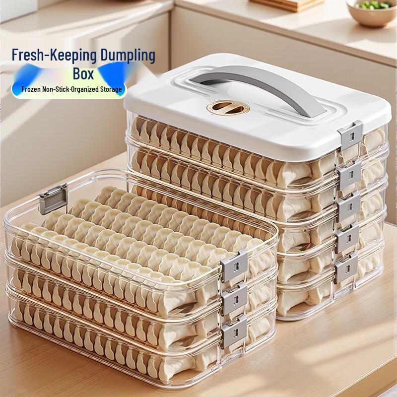 Jiabangshou Multi-functional Freezer Dumpling Storage Box