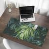 Protective Desk Mat Keyboard Mouse Pad Tropical Leaves 100x50 cm