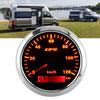 85mm Marine Auto GPS Speedometer 120KMCelsiusH Speed Odometer with 7 Color Backlight for Car Boat RV Yacht