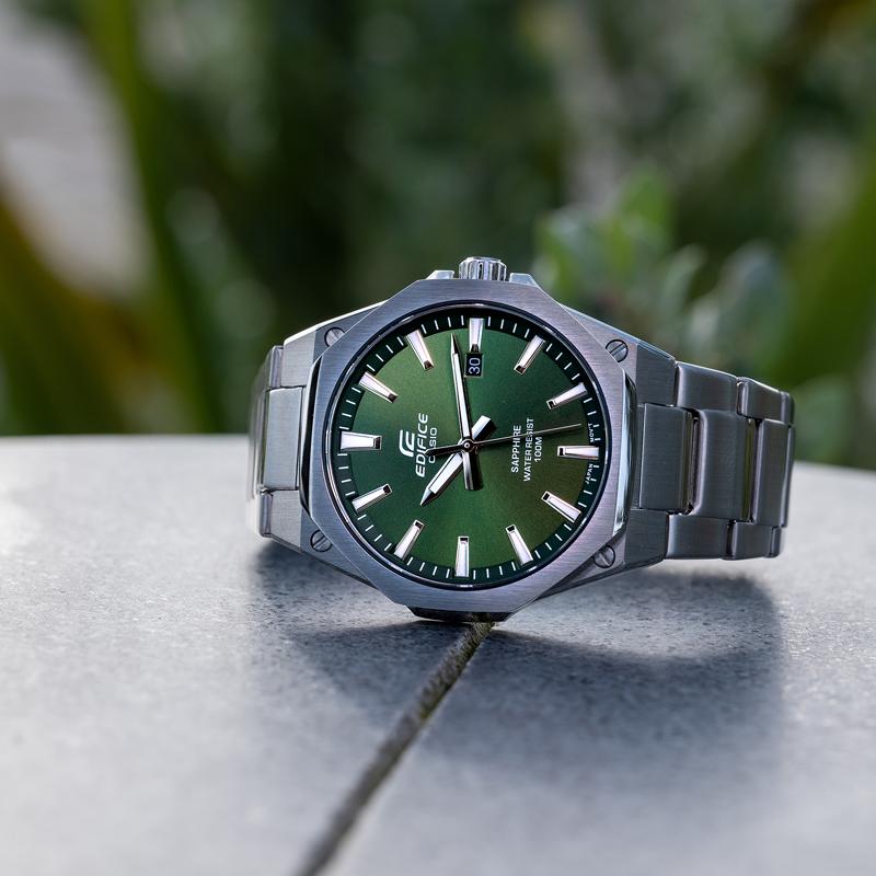 Casio Relógio Masculino EDIFICE Verde EFR-S108D