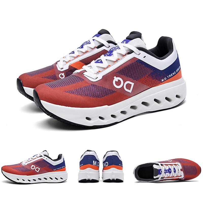 

New Running Shoes Men Mesh Lightweight Flat Outdoor Gym Jogging Shoes Comfortable Original Tennis Shoes Cushioning Sneakers Man 36 помаранчевий