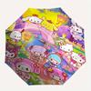 Sanrio's Mid-Autumn Festival Automatic Folding Umbrella - 3 Folding Design, Vivid Cartoon Pattern, Suitable for Outdoor Activities, A Gift for Fans In