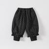 Retro Polka Dot Baby Footed Pants – Korean Style Boys' Autumn/Winter Cotton Casuals
