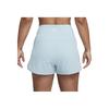 Nike Bliss Solid High Waist Straight Regular Shorts Women Shorts Cyan DX6018-442