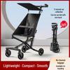 Compacte opvouwbare paraplu kinderwagen: Lichtgewicht, Reisvriendelijk en Klaar voor het Vliegtuig voor het Comfort van uw Baby.