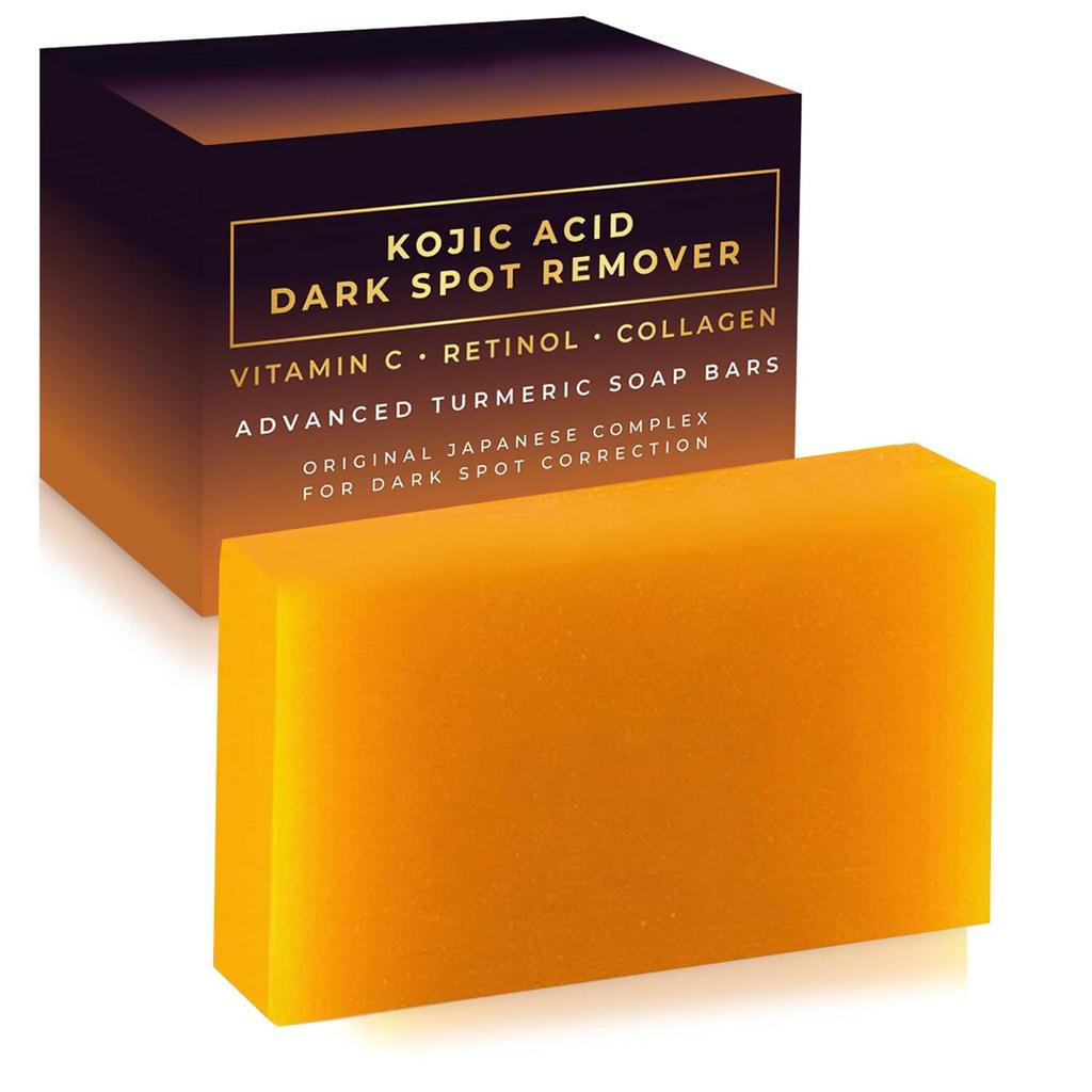 TK Style Handmade Cold Process Soap: Turmeric, Lemon, Kojic Acid, & Ginger for Bath & Face - European & American Market.